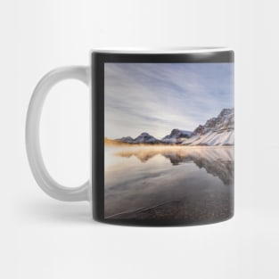 Steaming at Sunrise Mug